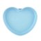 CHICCO Assiette coeur en silicone, bleu-vert 9m+