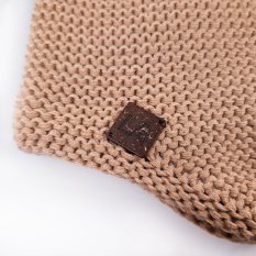 Čiapka pletená na uši LA Outlast ® - ťava