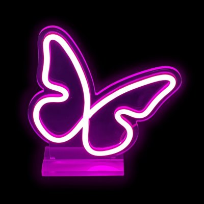 2Kids Toys LED NEON LIGHT lampa Fjäril