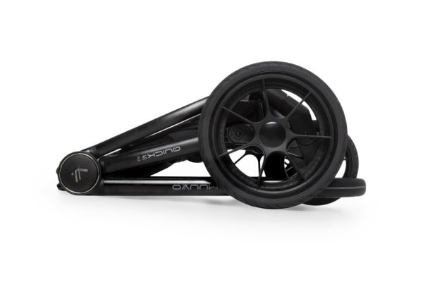 MUUVO SET Kinderwagen 4in1 Quick SE 2 Chromium black Set + CBX By CYBEX Aton B2 i-Size + Basis