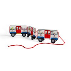 Bigjigs Toys Zabawka do ciągnięcia Metro Londyńskie