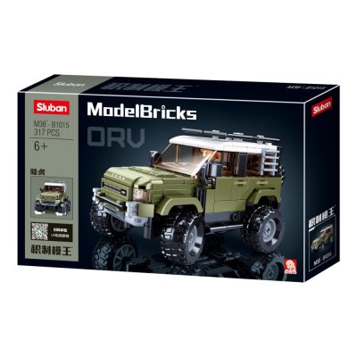 Sluban Model Bricks M38-B1015 Angielski SUV Attacker
