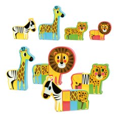 Vilac Puzzle en bois Safari joyeux