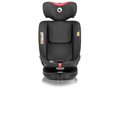 LIONELO Bilbarnstol Navy i-Size (40-150 cm) Black Red