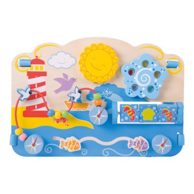 Bigjigs Baby Placa Motora de Madeira Mar