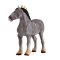 Mojo Cavalo Shire cinzento tordilho