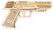 Ugears 3D Trä Mekaniska Pussel Wolf-01 Pistol