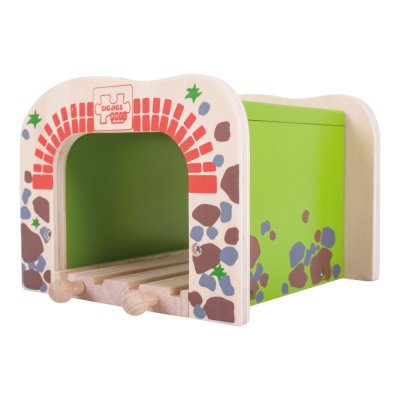 Bigjigs Rail Túnel Ferroviário Duplo