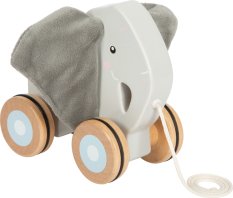 small foot Elefant Ziehtier aus Holz mit knisternden Ohren