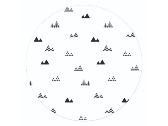 LALALU Tappeto da gioco rotondo Little Mountain diametro 120 cm