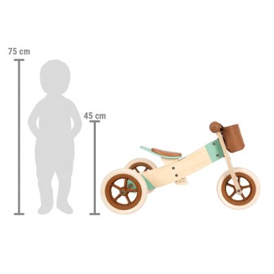 small foot Laufrad Maxi 2 in 1 braun