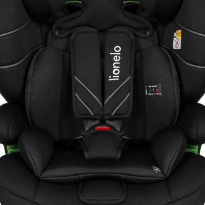 LIONELO Bilbarnstol Levi One i-Size (76-150 cm) Black Carbon
