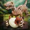 RoboTime 3D drewniana mechaniczna układanka Velociraptor