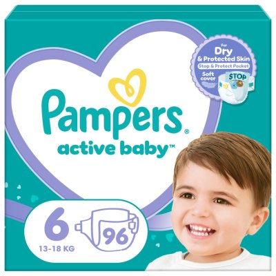 Pampers Active Baby Dry Luiers - Maat 6 - 128 Stuks - Nu 44% korting
