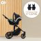 KINDERKRAFT SELECT Kinderwagen kombiniert 3 in 1 Prime 2 Dunkelgrün, Premium