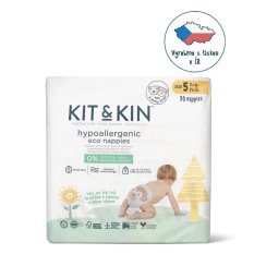 KIT & KIN Diapers disposable eco 5 (11 kg+) 28 pcs