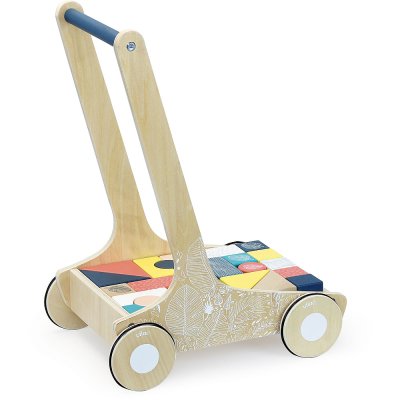 Vilac Holzwagen mit bunten Würfeln Canopée