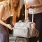BABYONO Wickeltasche Reise 40x20x25 cm - grau