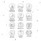 CEBA BABY Blazina za dojenje Huggy (150x60x37) Basic Wildflowers