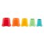 CHICCO Poharak egymásra rakható színes Eco+ 6m+