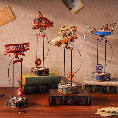 RoboTime 3D mechanická skládačka Road Tripper s kyvadlem