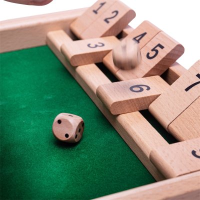 Bigjigs Toys Drvena igra Zatvorite kocke