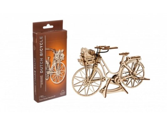 Ugears Puzzle 3D de madera mecánico Bicicleta Holandesa