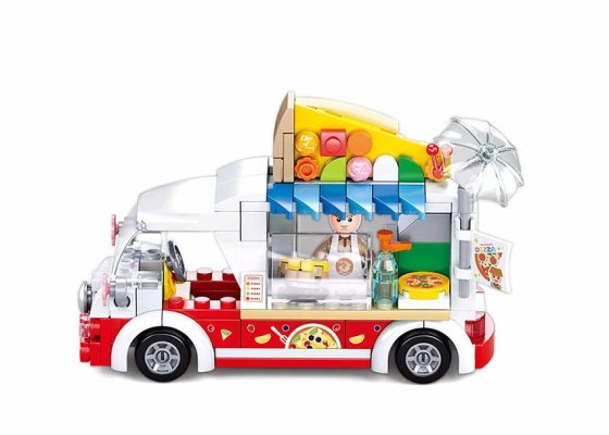 Sluban Girls Dream M38-B0993D Camion à pizza