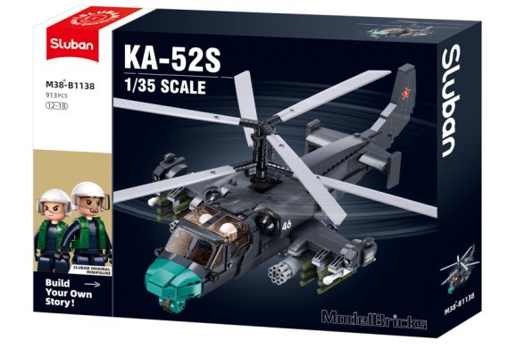 Sluban Helicóptero de Combate KA-52S M38-B1138