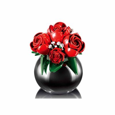 Sluban Flowers M38-P8061 Strauß roter Rosen in einer Vase