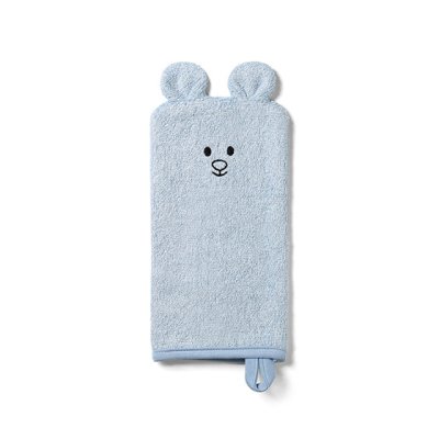 BABYONO Myjka bambusowa - niebieska 25x12 cm