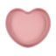 CANPOL BABIES Silicone plate with suction cup Heart pink