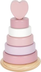 small foot Nasadzovanie na tyč Veža ružová