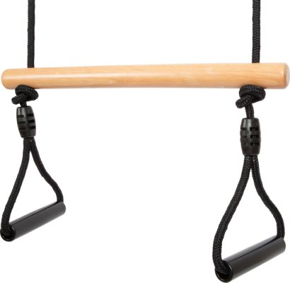 small foot Trapezschaukel mit Turnringen Black Line