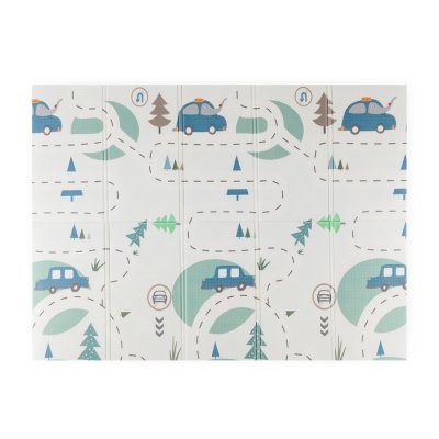 PETITE&MARS Podložka na hraní skládací Campy Cars&Arabesca