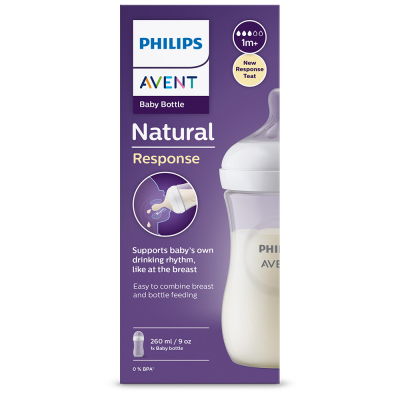 Bottiglia Philips AVENT Natural Response da 260 ml, 1m+