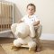 NATTOU Houpačka Teddy plyš sloník ecru 10m+