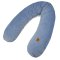 Cuscino da allattamento EKO Velvet Giraffe blu 180 cm