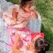 Tidlo Picknickgeschirr im rosa Korb
