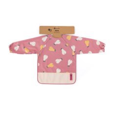 PETITE&MARS Long Sleeve Bib Ben Pink Pears