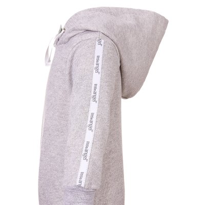 Mikinaste obleke - siva melanž sijaj