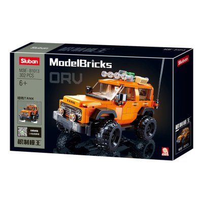 Sluban Model Bricks M38-B1013 Amerikai Bronx SUV