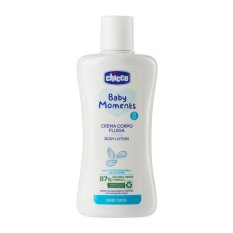 CHICCO Mleczko do ciała Baby Moments 87 % składników pochodzenia naturalnego 200 ml