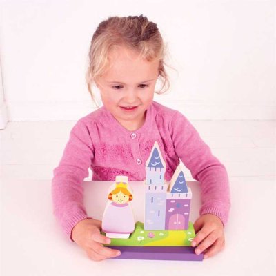 Bigjigs Toys Puzzle magnetico verticale castello
