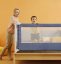 Barierka do łóżka Monkey Mum® Popular - 150 cm - ciemnoniebieska - design - WYPRZEDAŻ