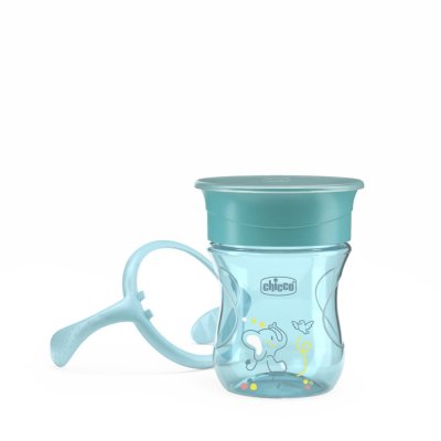 CHICCO 360 Perfect X Cup with Handles teal, 12m+