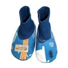 Monkey Mum® Softshell-Krabbelschuhe mit Membran - Nachtaktive Tiere