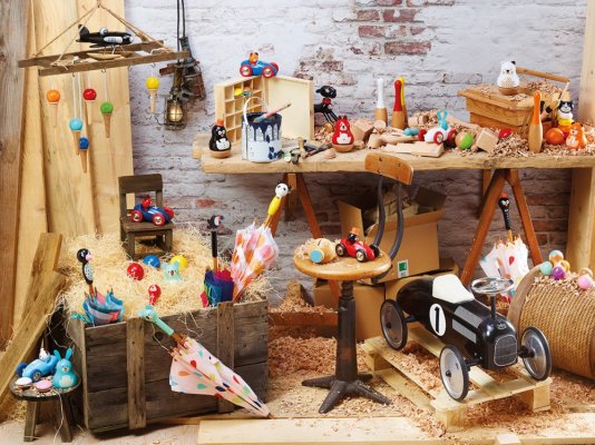 Vilac Vintage Laufrad schwarz