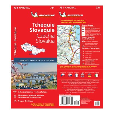 Chronicle Books Michelin Automapa Republiki Czeskiej i Słowackiej