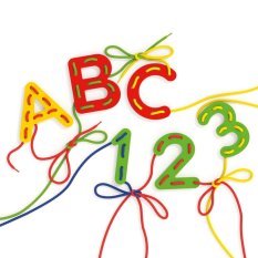 Quercetti ABC+123 Auffädelspiel